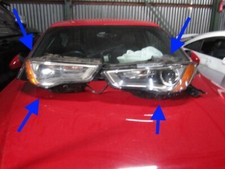 AUDI A3 S3 8V USA SPEC XENON ORANGE INDICATOR HEADLIGHTS COMPLETE  2015 repair