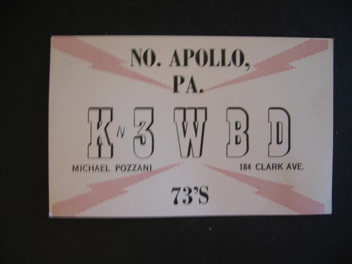 Vintage postcard ham radio - ham,