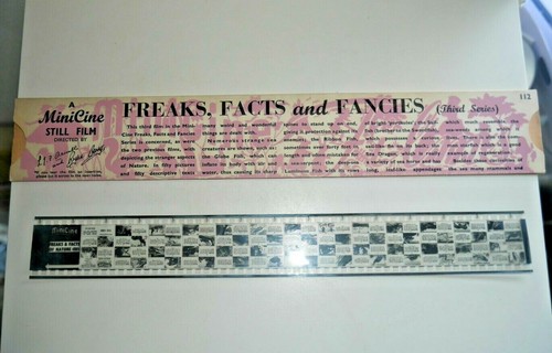 Freaks facts and fancies - facts,