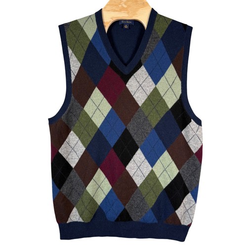 Club room sweater vest argyle - room,