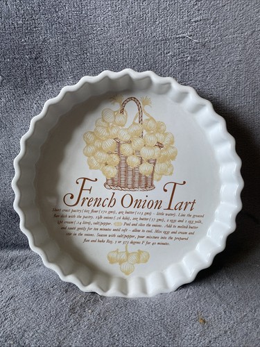 Vintage french onion tart - vintage,