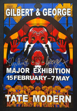 Gilbert and George Hand Signed