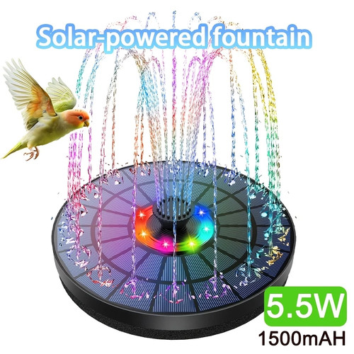 Solar power fountain - solar,