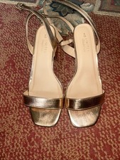 Ladies Rose Gold Ankle Strap Sandal Size 6