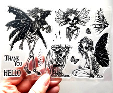 Clear Stamps SKELETON GOTH