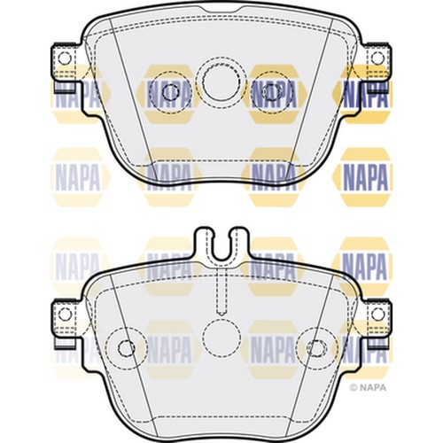 Brake pads set - pads,