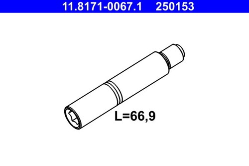 Ate 8171 0067 - guide, bolt