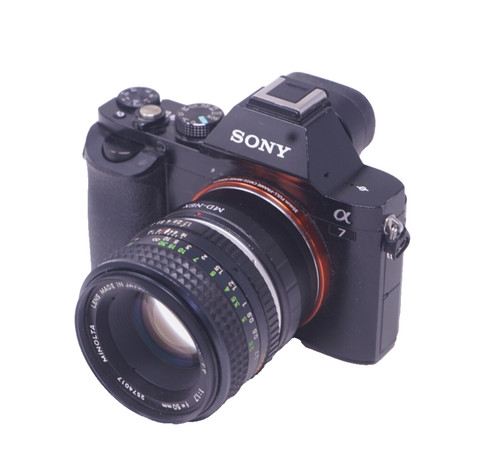 Sony mount adapted 50mm - sony,
