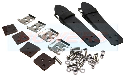 Pair black leather - pair,
