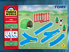 Tomy, Tomica World, Vintage Extension Set 7585 Rail and Accesories Set.