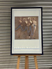 Large Vintage Robert Heindel Stable Gallery Ballet Exhibition Poster