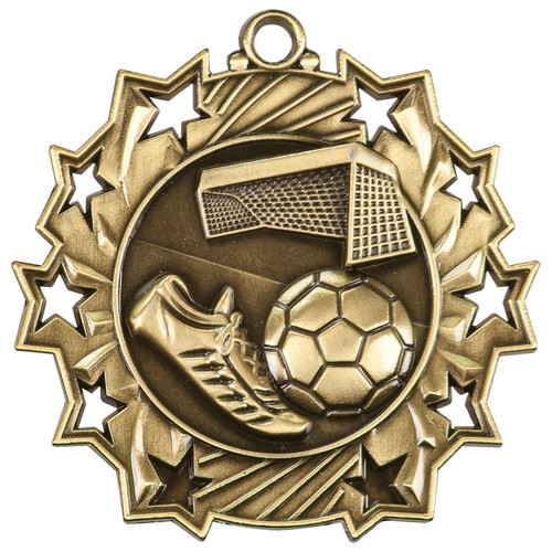 Soccer medal award - trophy, with
