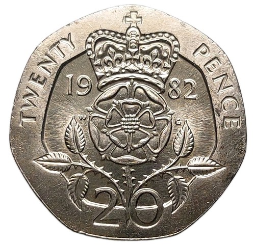 1982 pence coin - 1982,