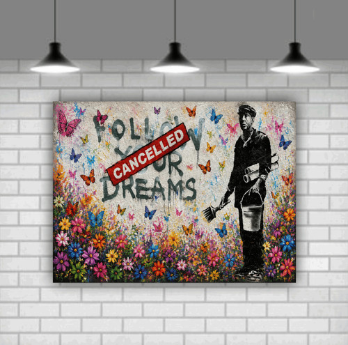 Banksy style cancelled - style,