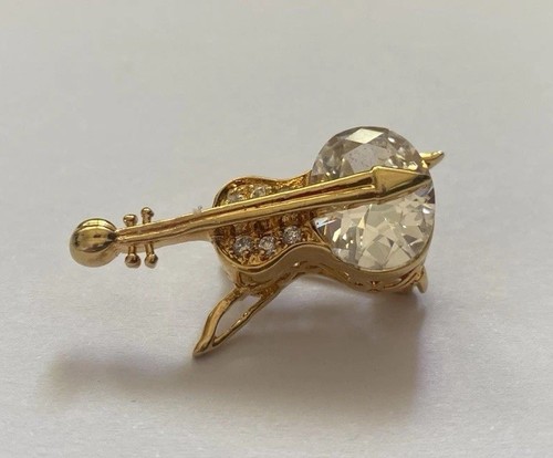 14ct gold plated - gold, violin