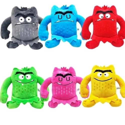 6pcs colorful monster - 6pcs,