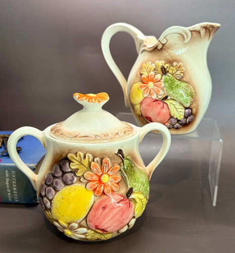 Vintage ceramic cream - vintage, sugar