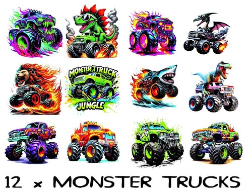Monster jam trucks - monster,