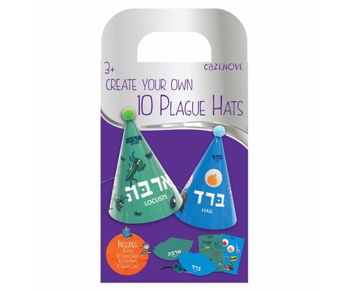 Passover plague hats - passover, 10