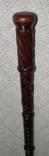 Antique Hand Carved Walking