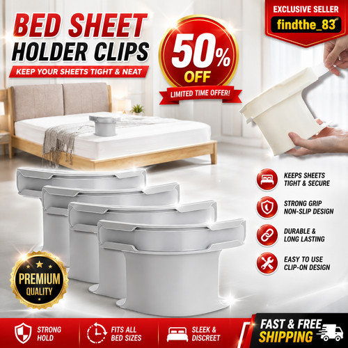 4pcs heavy duty bed sheet - 4pcs,
