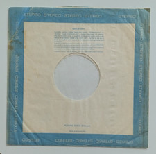 Decca Deram Nova UK orig. Inner sleeve ZAKARRIAS MELLOW CANDLE ROOM  etc UK prog