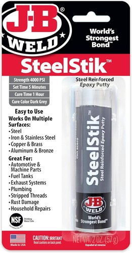 Weld steelstik epoxy putty - j-b,