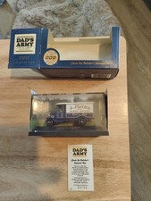 Lledo Days Gone 1935 Ford Morris BB Box Van BBC Dad's Army Jones Butcher