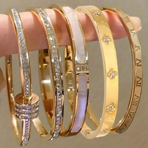 Women zirconia bracelet - zirconia,
