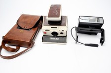 For parts/repair Polaroid SX-70 Land Camera Model 2, flash & case. See video