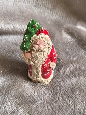 1920s Vintage Cake Decoration Father Christmas