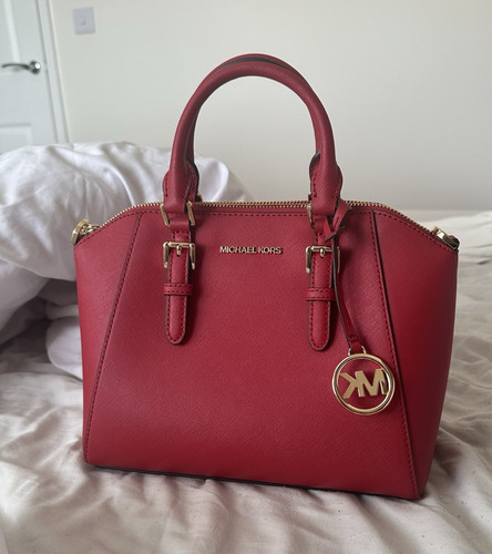 Michael kors red saffiano - michael,