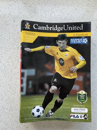 Cambridge united gateshead - cambridge,