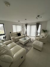 Scs  Leather 3 Seater & 2 Seater 1 Seat &Stole