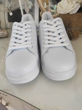 Ladies Girls trainers Sneakers White ? Size 7,5/8 brand new without box 