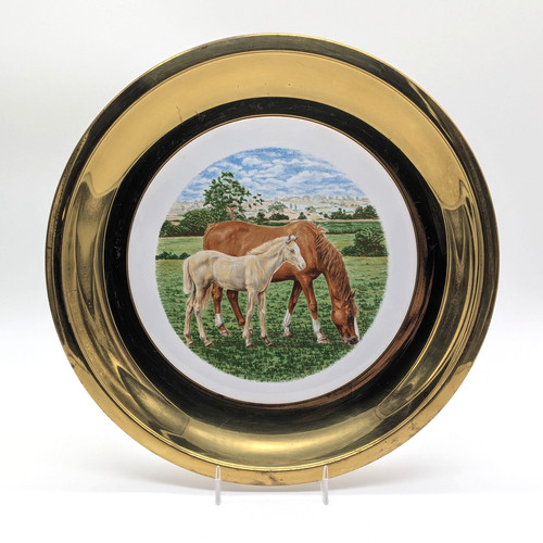 Vtg brass framed - brass,