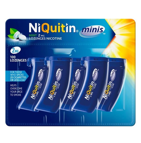 Niquitin minis 2mg - niquitin, 100