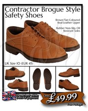 Contractor Brogue Tan/Brown