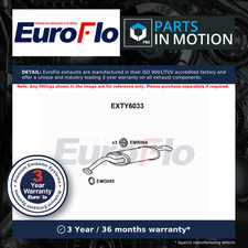 Exhaust Back / Rear Box fits