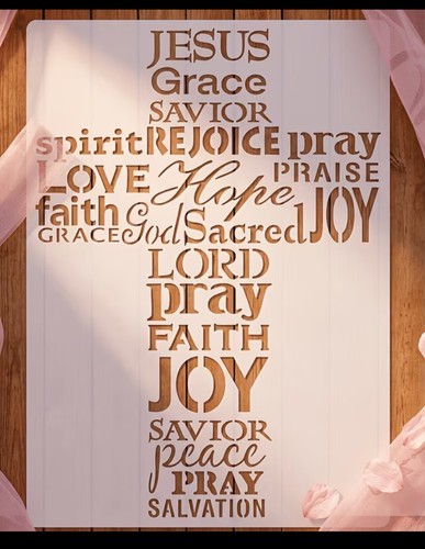 Christian words religious - a4,