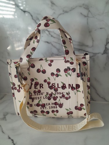 River island cherry tote bag - river,