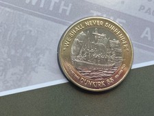 2025 JERSEY DUNKIRK -THE DUNKIRK SPIRIT - TWO 2 POUND COIN BU BUNC