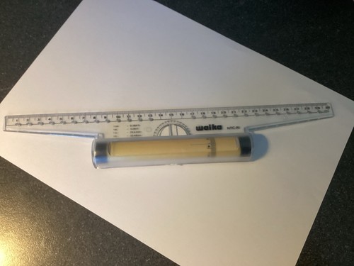 Vintage waika rolling - waika, ruler