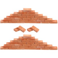 100 Pcs Clay Miniature Bricks