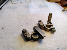 Brass Clip On Battery Terminal Connector x 2