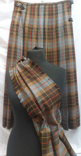 Full Length Evening Kilt & Sash Brown Tartan New Wool Wallace Laird Peterborough