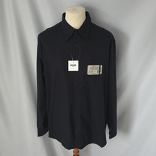 Vintage Moschino World Series Baseball Admin Ticket Shirt Mens XXL Black Y2K