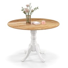 40 Inch Round Rubber Wood