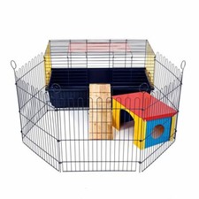 Rabbit Guinea Pig Cage Hutch