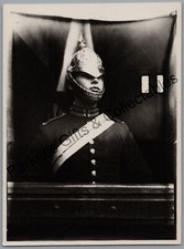 Military Photo Life Guards Household Cavalry Trooper In Plumed Helmet
